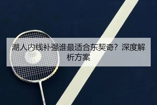 湖人内线补强谁最适合东契奇？深度解析方案